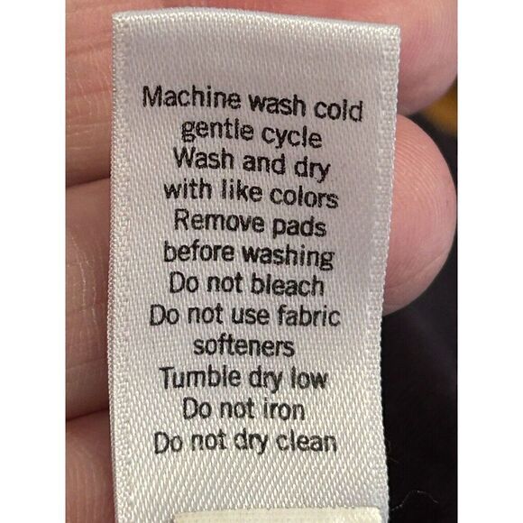 Athleta Empowerment Tank Top Size Medium Stretchy Black Strappy Back Camisole - Picture 6 of 6